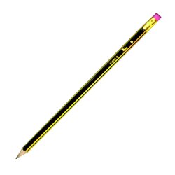 Ołówek Grafitowy Tetis KV050 B z Gumką